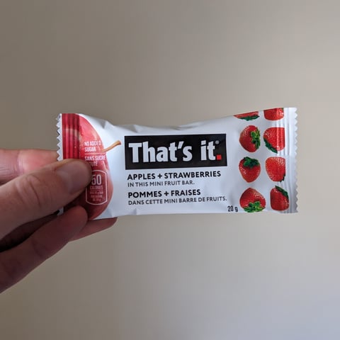 That’s It Apple + Strawberry Mini Fruit Bars - 0.7 oz