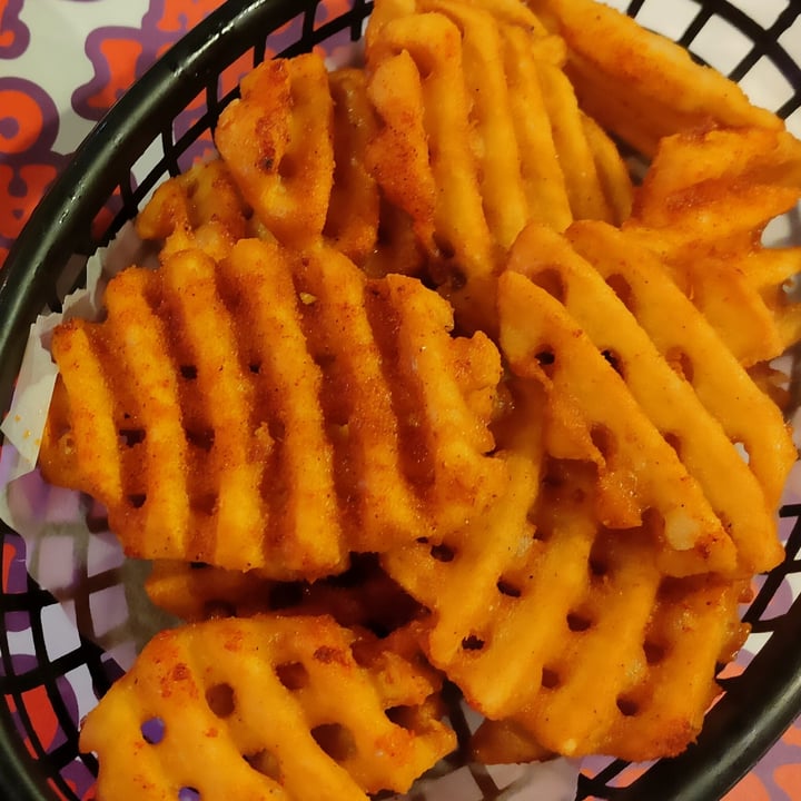 photo of The Saucy Cow Vegan Food Temple Bar waffle chips shared by @nadioski on  26 Nov 2023 - review