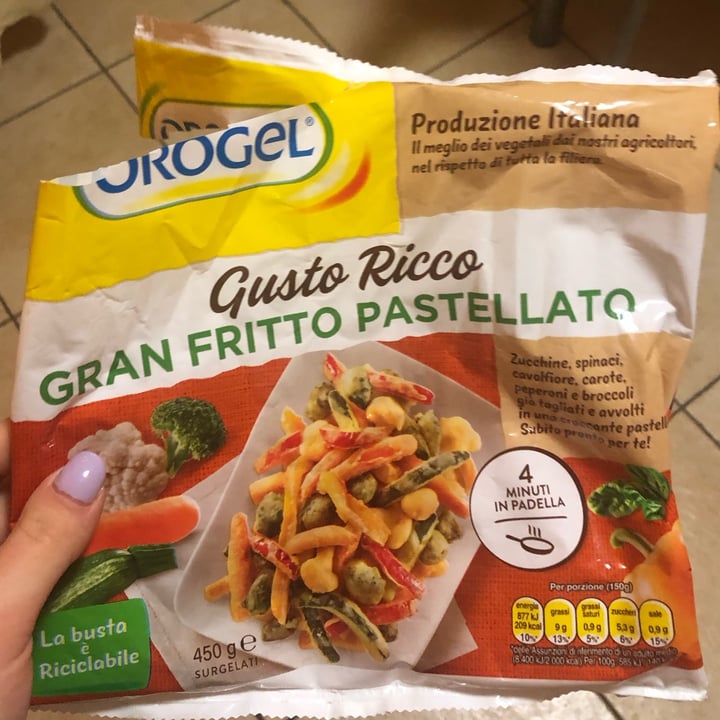 photo of Orogel Gran Fritto Pastellato shared by @annapaolaserio on  30 Mar 2024 - review
