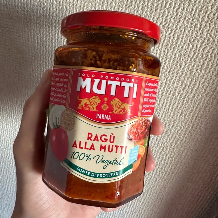 photo of Mutti Ragú Alla Mutti 100%Vegetale shared by @cico777 on  02 Feb 2024 - review
