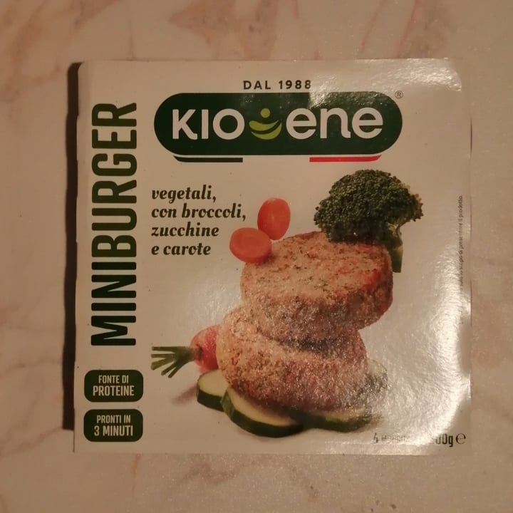 photo of Kioene Miniburger Vegetale Con Broccoli Zucchine E Carote shared by @irxkit on  28 Aug 2024 - review