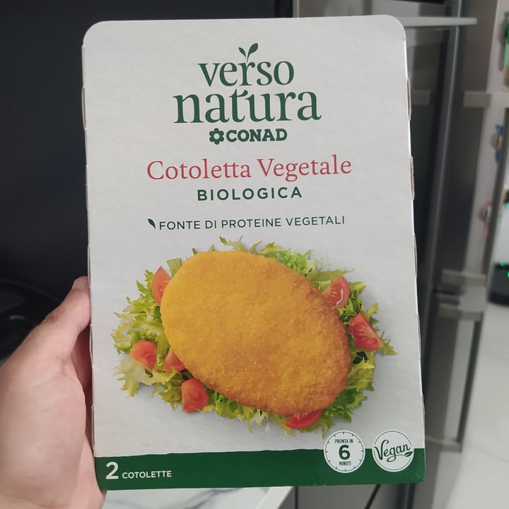 photo of Verso Natura Conad Veg Cotoletta Vegetale Biologica shared by @ericaaarl on  08 Dec 2023 - review