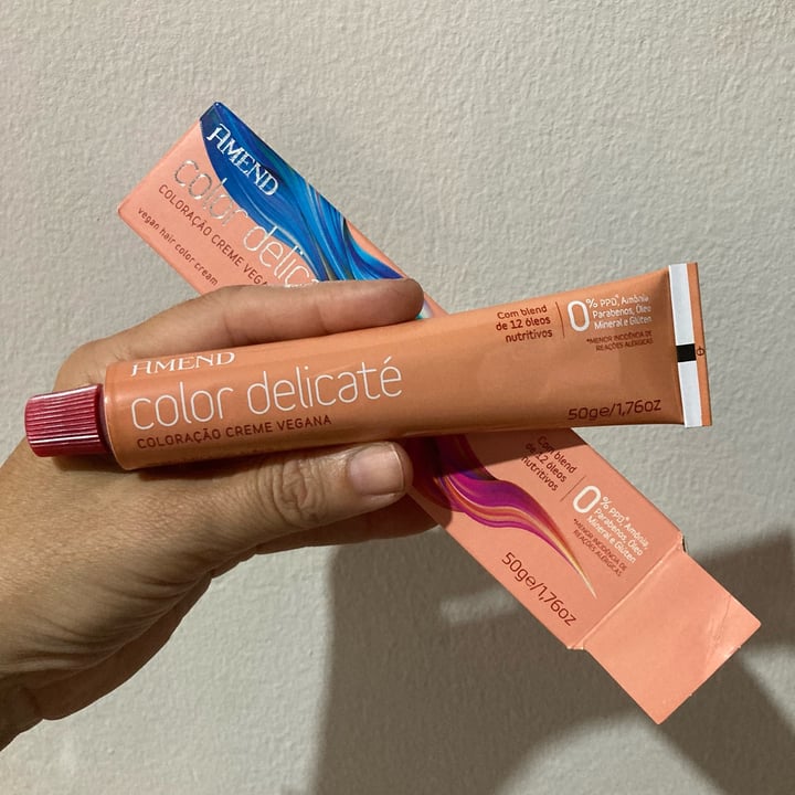photo of Amend Coloração creme Color Delicate shared by @allecrodrigues on  17 Mar 2024 - review