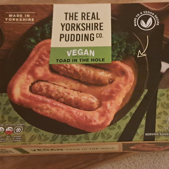 photo of The Real Yorkshire Pudding Co Vegan Toad In The Hole shared by @trailrunningman on  06 Feb 2024 - review