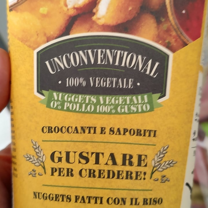 photo of Unconventional Nuggets Vegetali shared by @giuliaolisardinia on  10 Oct 2023 - review