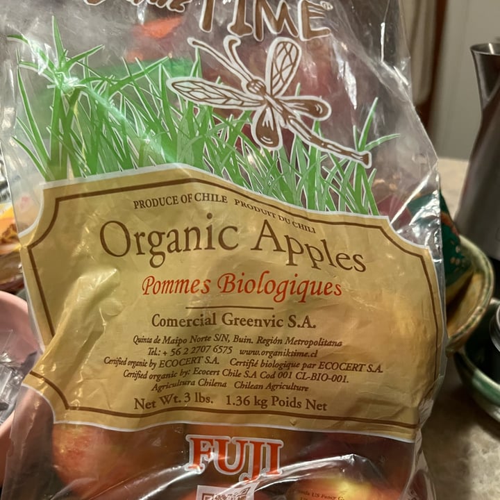 photo of Organic time organic fuji apples shared by @allycat38 on  12 Sep 2025 - review