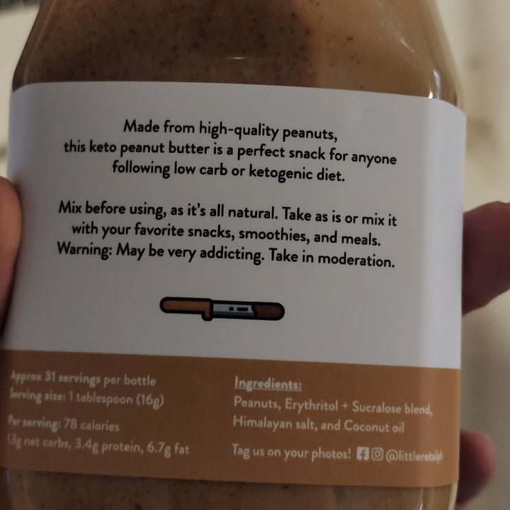 photo of Little Retail PH Keto Peanut Butter shared by @teamaldous on  08 Oct 2025 - review