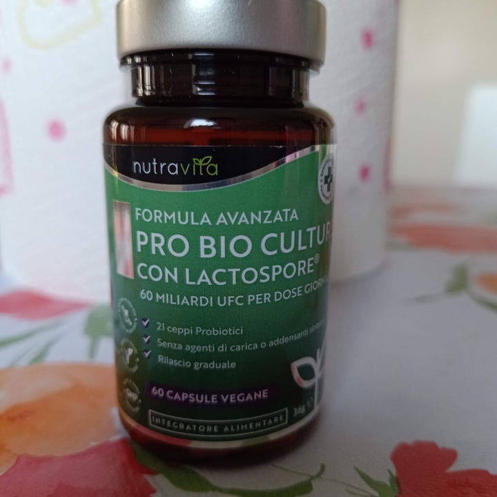 photo of Nutravita Pro Bio Cultures Avec Lactospore shared by @barbaraveggie on  22 Mar 2024 - review