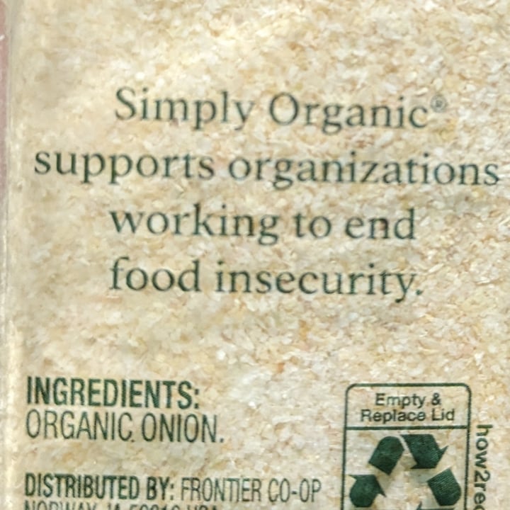 photo of Simply Organic organic onion powder shared by @brtjohns on  06 Mar 2024 - review
