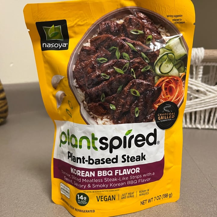 photo of Nasoya plantspired plant-based steak korean bbq flavor shared by @gardensoul on  05 Sep 2023 - review