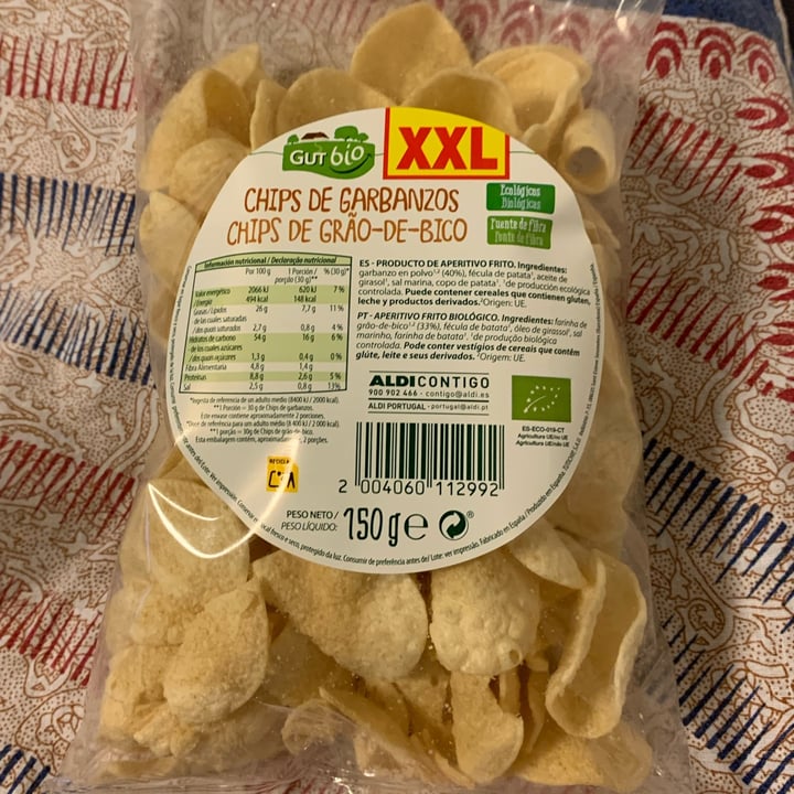 photo of GutBio Chips de garbanzos ecológicos shared by @elyqs on  06 Feb 2024 - review