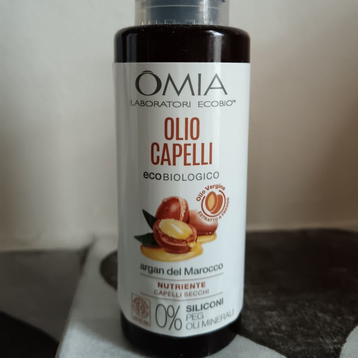 photo of Omia Olio capelli biologico olio di argan shared by @nospecismo on  25 Aug 2024 - review