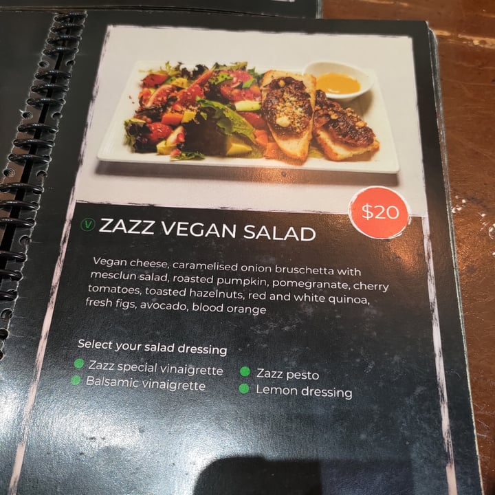 photo of ZAZZ Pizza Zazz Vegan Salad shared by @stevenneoh on  21 Oct 2023 - review
