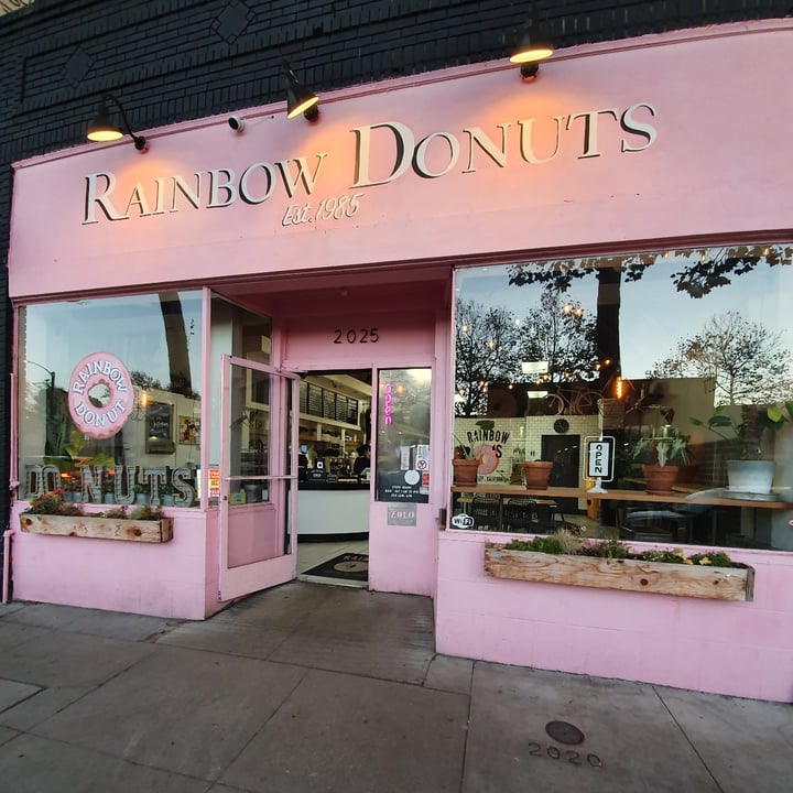 photo of Rainbow Donuts Vegan Vanilla Donut shared by @paniwilson on  20 Oct 2024 - review
