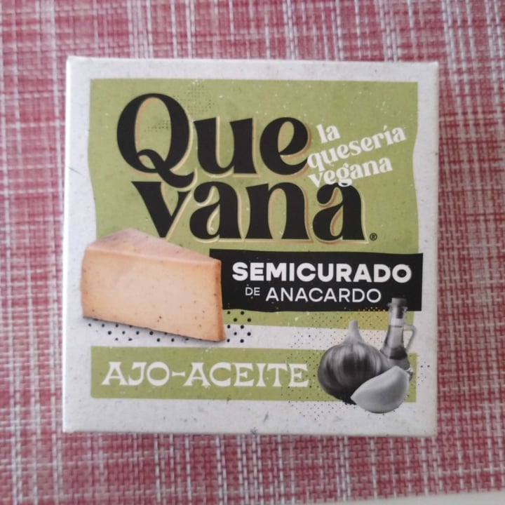 photo of Quevana Queso Semicurado de Anacardos con Ajo y Aceite shared by @nsd15 on  08 Mar 2024 - review