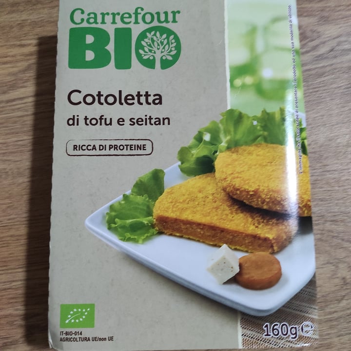 photo of Carrefour Bio Cotoletta di tofu e seitan shared by @angie00 on  24 Sep 2023 - review