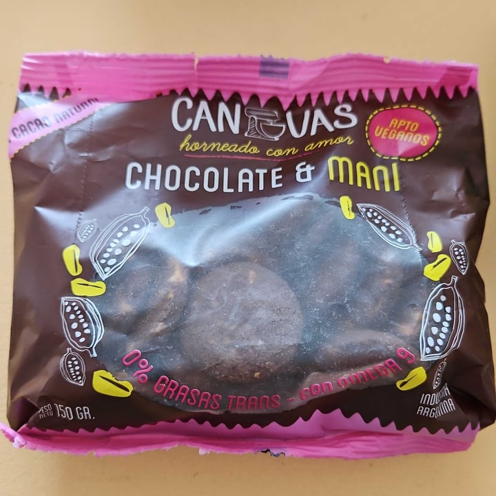 photo of Canvas Galletita de chocolate y maní shared by @lachula on  20 Aug 2023 - review