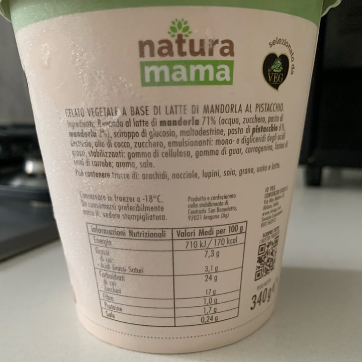 photo of Natura mama gelato vegetale al pistacchio shared by @isarab on  19 Jun 2024 - review