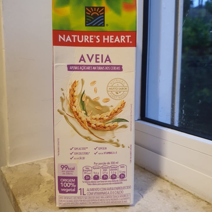 photo of Nature's Heart Bebida de Aveia shared by @domingasvegan on  24 Feb 2024 - review