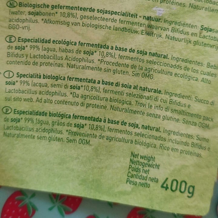 photo of Sojade Natural yogurt shared by @carliperli on  22 Aug 2024 - review