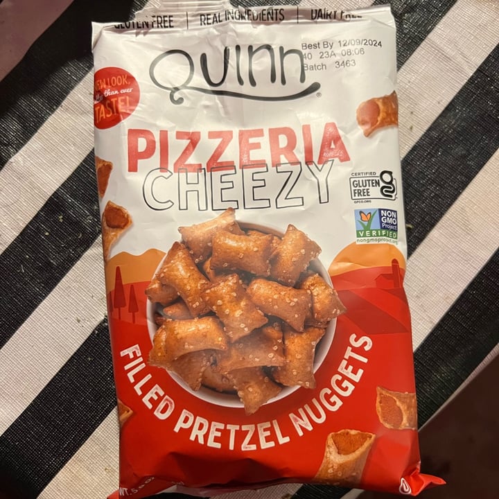 Quinn Snacks New & Improved Plant Based Pizzeria Cheezy Review | abillion