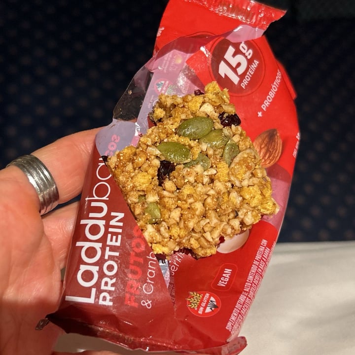 photo of Laubar barra proteica frutos secos y cranberry shared by @veganmili on  16 Sep 2025 - review