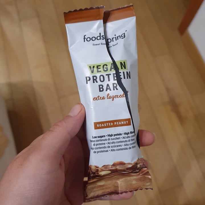 photo of Foodspring Vegan protein bar roasted peanut shared by @tania- on  11 Oct 2023 - review