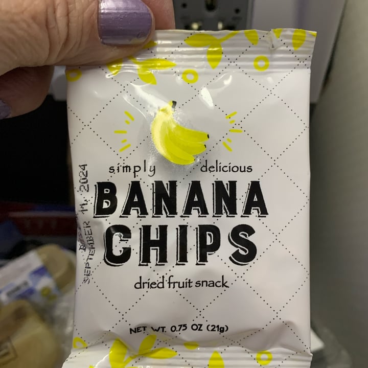 photo of Simply Delicious Banana Chips shared by @onehungryvegan on  22 Apr 2024 - review