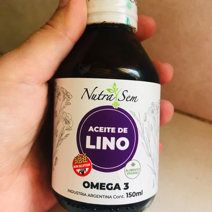 photo of Nutrasem Aceite De Lino Prensado En Frio shared by @adriluna on  08 Nov 2024 - review
