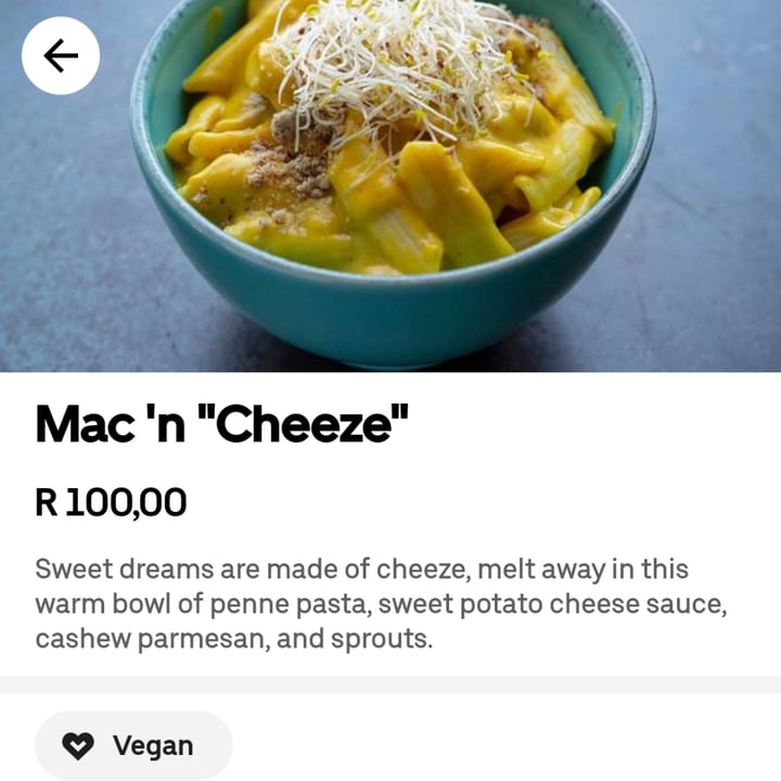 photo of Bamboo Plant Power - Plant Based Vegan Restaurant Mac and Cheese shared by @carmz on  02 Sep 2023 - review