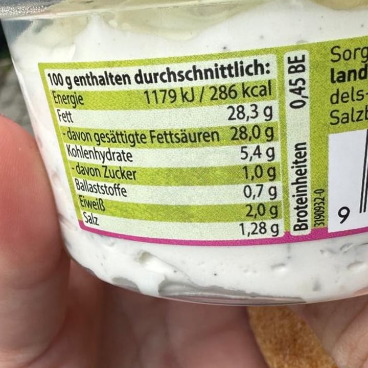 photo of Spar Veggie streichcreme shared by @wildeblicke on  22 Jun 2024 - review