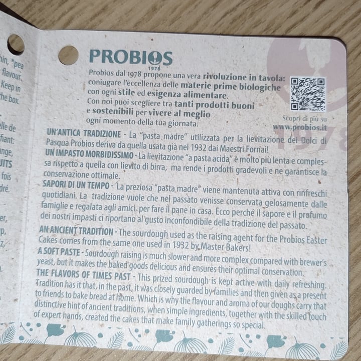 photo of Probios Colomba di Pasqua shared by @marty3110 on  25 Apr 2025 - review