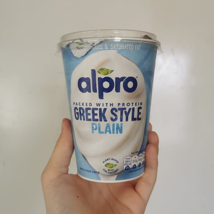 photo of Alpro Greek Style Plain Yogurt shared by @arualtyrell on  18 Mar 2024 - review