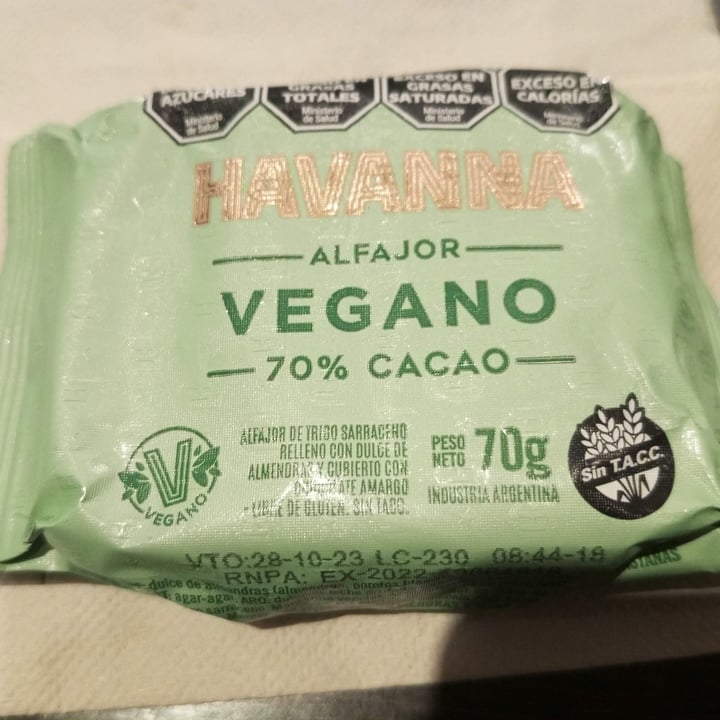 photo of Havanna Alfajor Vegano shared by @didiley on  26 Sep 2023 - review