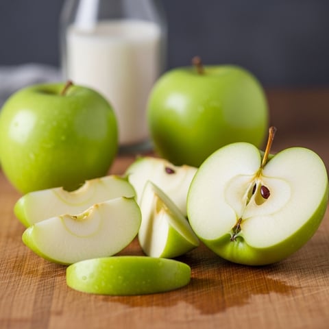 Quick & Healthy Granny Smith Apple Snacks: Fresh Bites & Crispy Air-Fried Treats