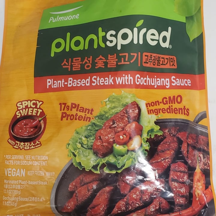 photo of Plant Spired korean bbq flavor steak shared by @eriluc on  21 Mar 2024 - review
