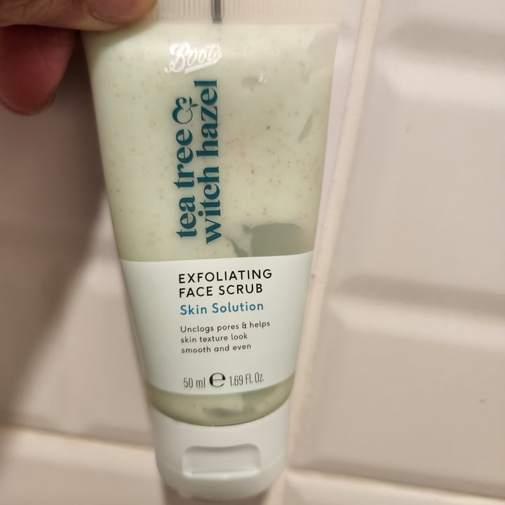 photo of Boots Tea Tree and Witch Hazel Exfoliating Face Scrub shared by @teamaldous on  25 Apr 2024 - review