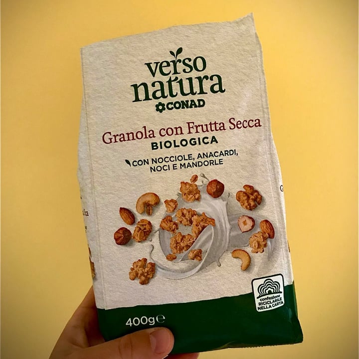 photo of Conad Verso Natura Granola con frutta secca shared by @franci90 on  25 Sep 2023 - review
