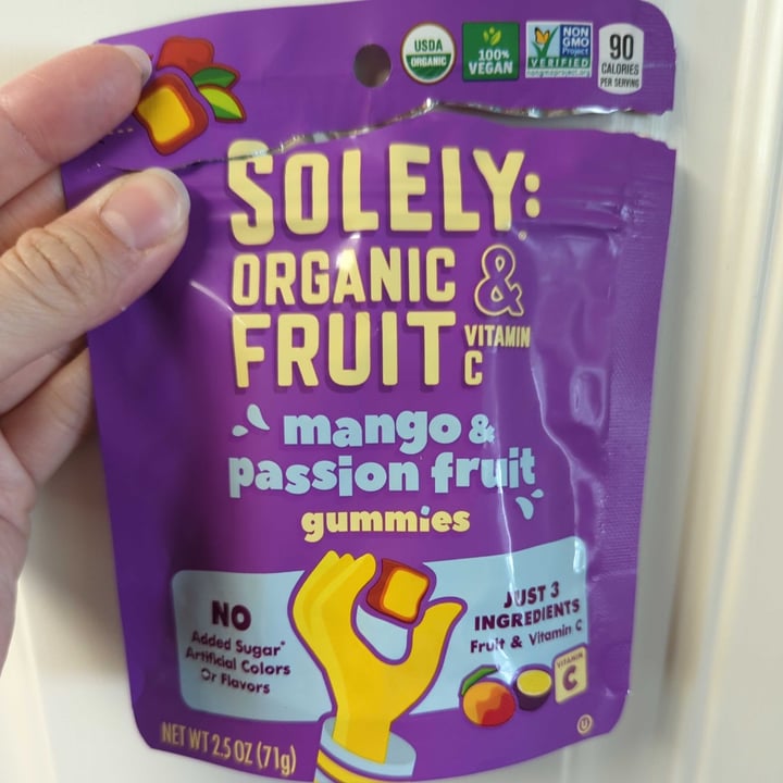 photo of Solely Mango & Passion Fruit Gummies shared by @regimack on  01 May 2024 - review