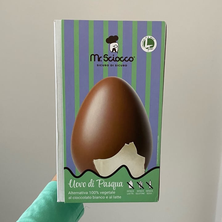 photo of Mr. Sciocco Uovo di Pasqua - Alternativa 100% vegetale al cioccolato bianco e al latte shared by @alexre on  04 Jun 2024 - review