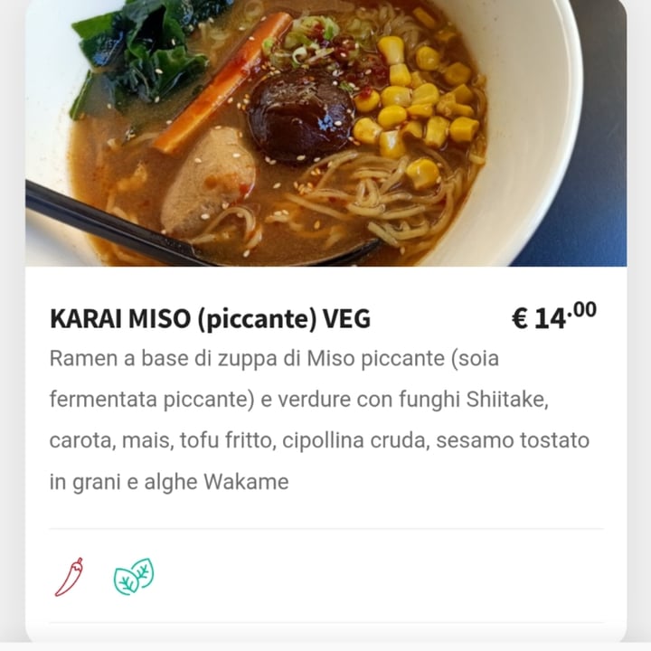 photo of Waraku Karai Miso Ramen shared by @alessandrayuka on  09 Oct 2024 - review