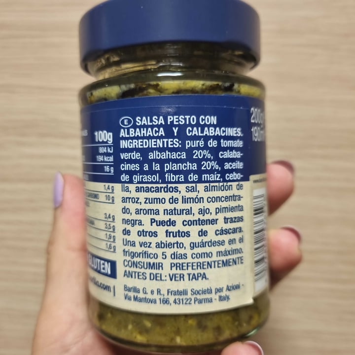 photo of Barilla Pesto di zucchine shared by @noelite on  17 Jul 2025 - review