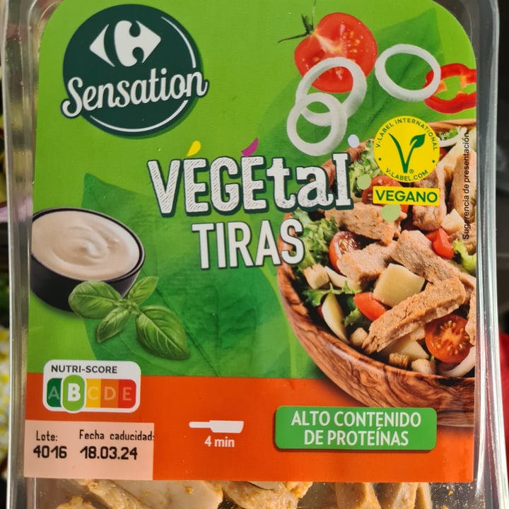 photo of Carrefour Sensation Vegetal Tiras shared by @oierland on  06 May 2024 - review