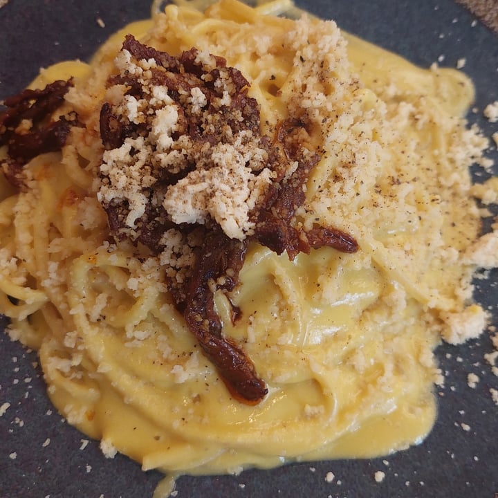 photo of Rifugio Romano Carbonara vegana shared by @fedepooh on  12 May 2024 - review