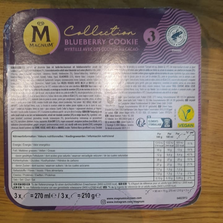 photo of Magnum Chill Blueberry Cookie shared by @alice50 on  11 Aug 2025 - review