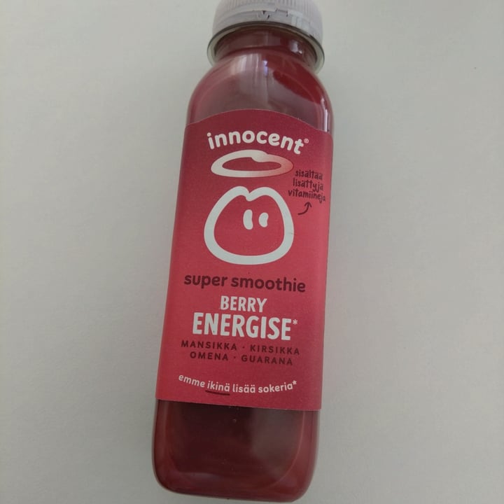 photo of Innocent Energise Super Smoothie shared by @from02miro on  29 Apr 2025 - review