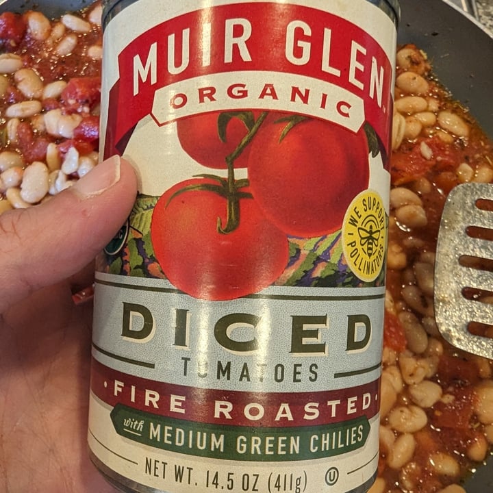 photo of Muir Glen Organic Diced Tomatoes Fire Roasted with Medium Green Chiles shared by @kristig on  26 Apr 2024 - review