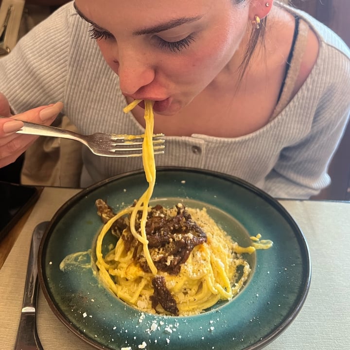 photo of Rifugio Romano Carbonara vegana shared by @valeriapugliese on  10 Mar 2025 - review