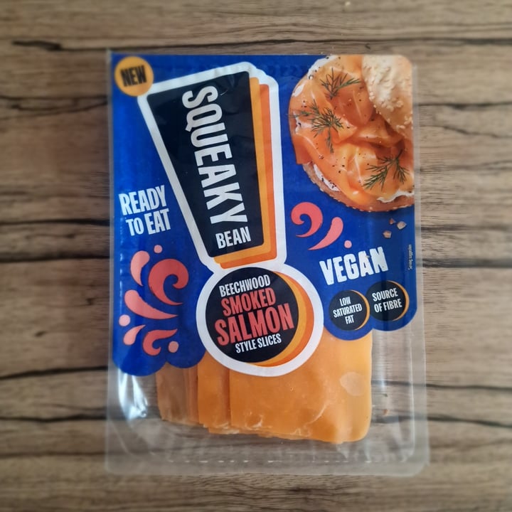 photo of Squeaky Bean smoked salmon style slices shared by @robreigo on  30 Dec 2023 - review