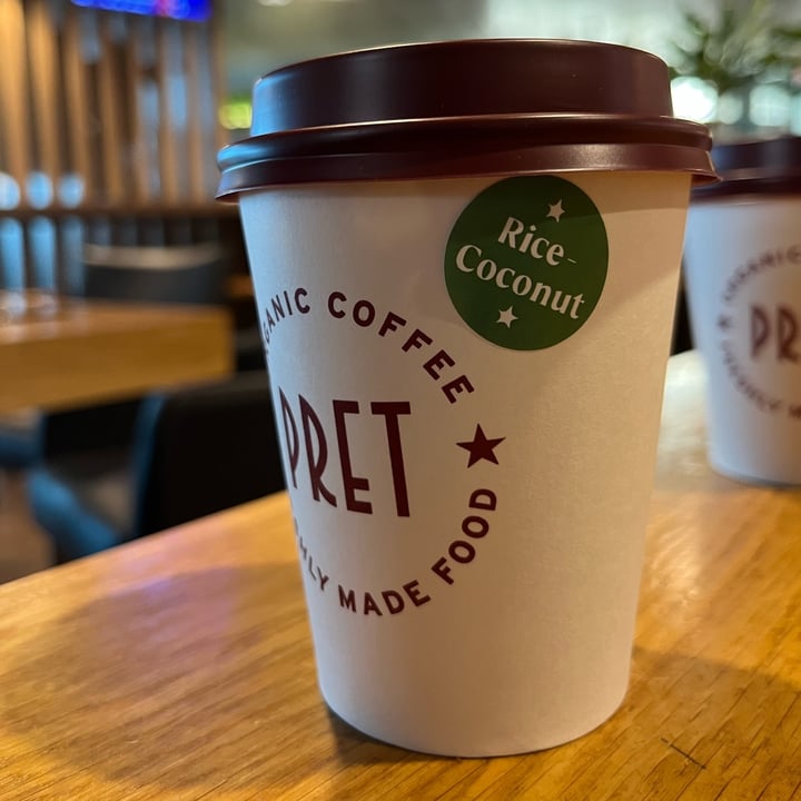 Pret A Manger (Terminal 3) Changi, Singapore Flat White with Rice